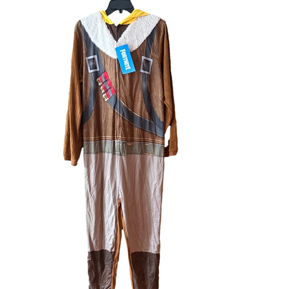 Fortnite Brown and Tan Onesie
